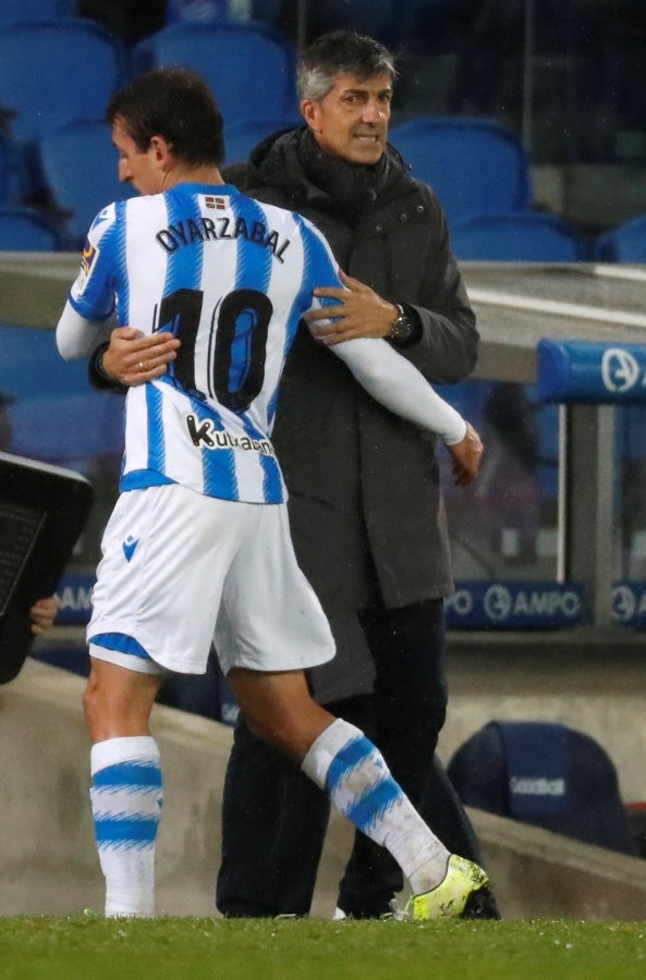 La Real Sociedad vence 4-1 al Eibar en el Reale Arena. 