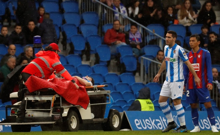 La Real Sociedad vence 4-1 al Eibar en el Reale Arena. 