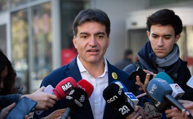 El presidente del grupo de ERC en el Parlament, Sergi Sabrià.