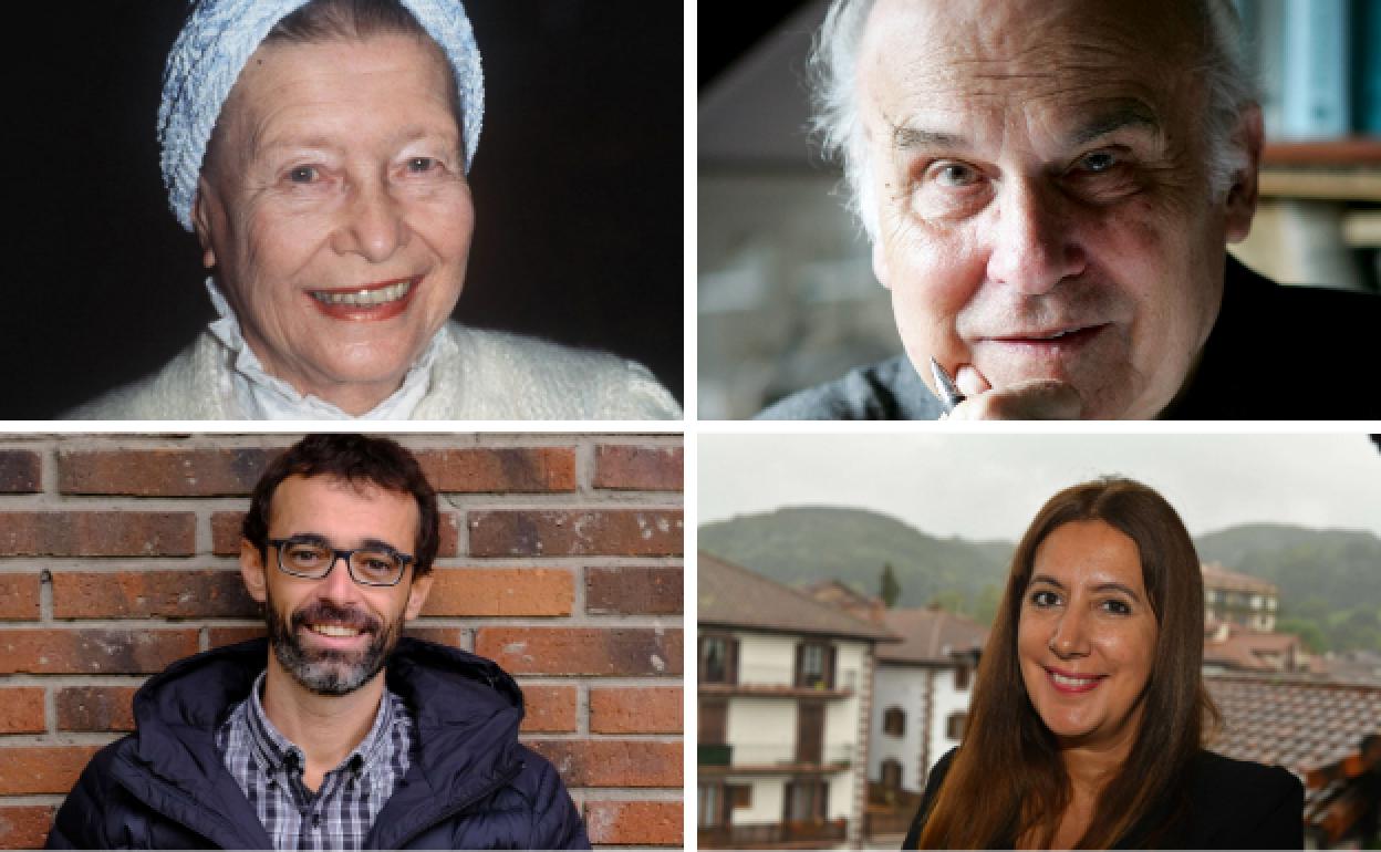 Simone de Beauvoir, Ryszard Kapuscinski, Ibon Martin y Dolores Redondo.