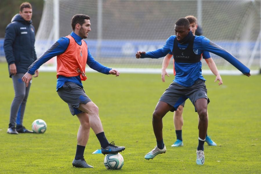 Fotos: Intensidad para preparar el encuentro ante el Barcelona