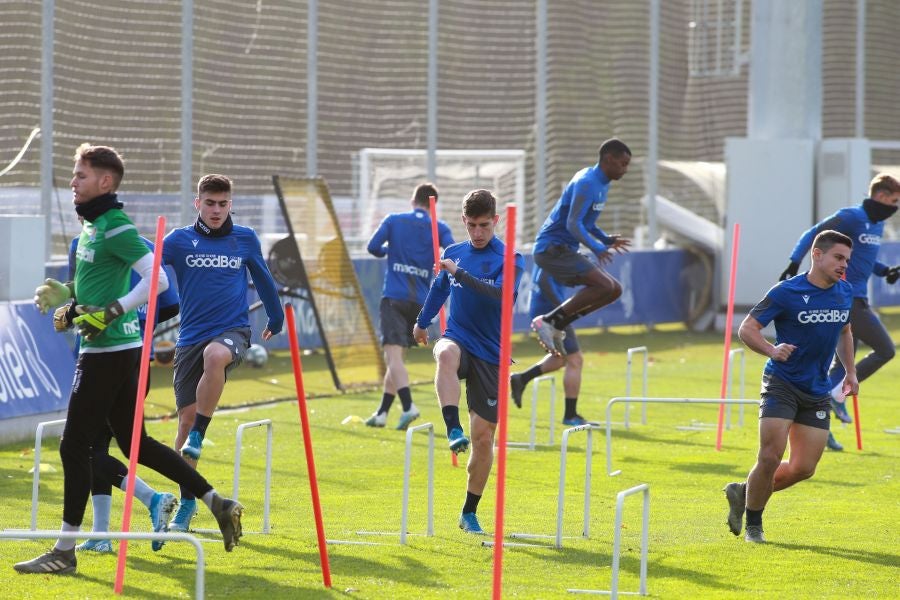 Fotos: Intensidad para preparar el encuentro ante el Barcelona