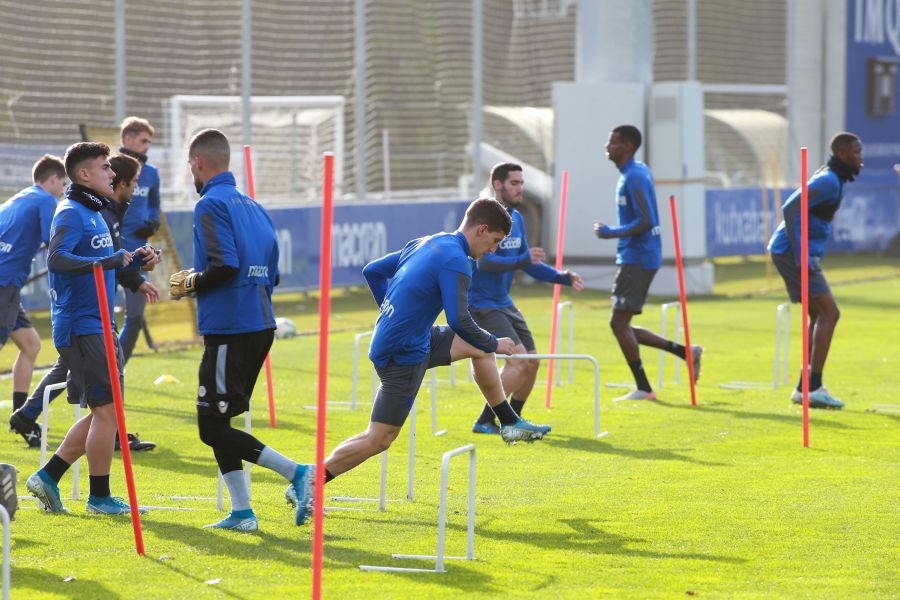 Fotos: Intensidad para preparar el encuentro ante el Barcelona