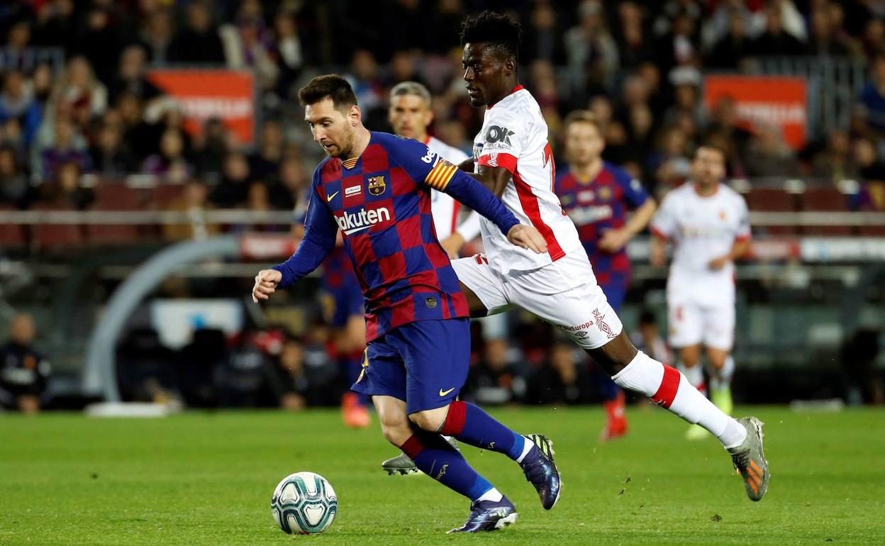 Leo Messi, en el encuentro del pasado fin de semana ante el Mallorca.