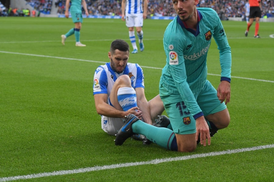 La Real Sociedad y el FC Barcelona han empatado a dos en el Reale Arena. 
