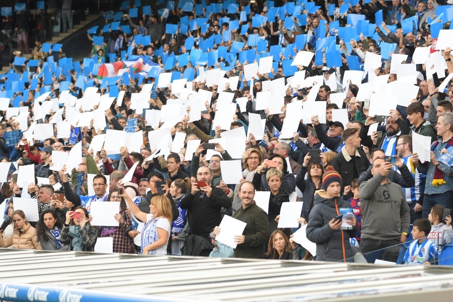 La Real Sociedad y el FC Barcelona han empatado a dos en el Reale Arena. 
