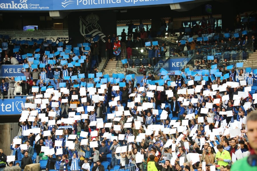 La Real Sociedad y el FC Barcelona han empatado a dos en el Reale Arena. 