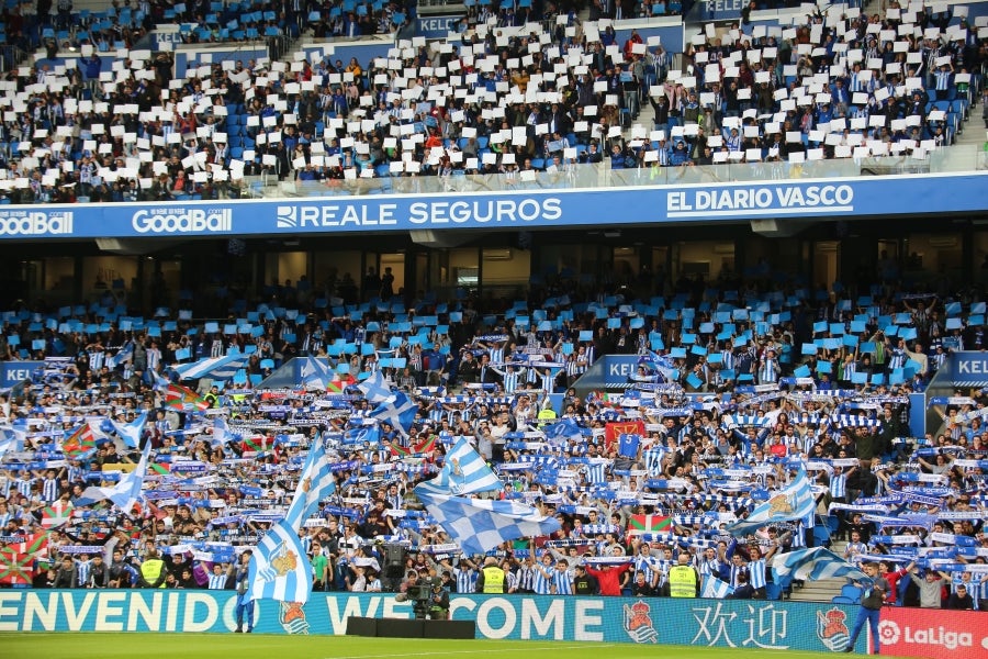 La Real Sociedad y el FC Barcelona han empatado a dos en el Reale Arena. 