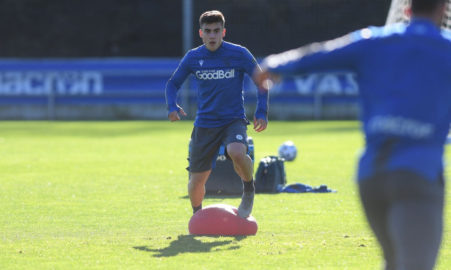 En la típica sesión en el José Luis Orbegozo la Real prepara desde ya el torneo del KO.