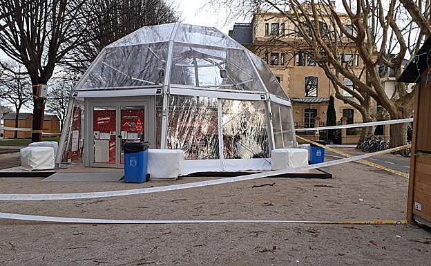 Donostia se blinda ante la alerta naranja por viento. 