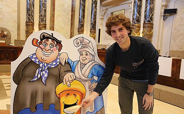 Presentación de Olentzero.