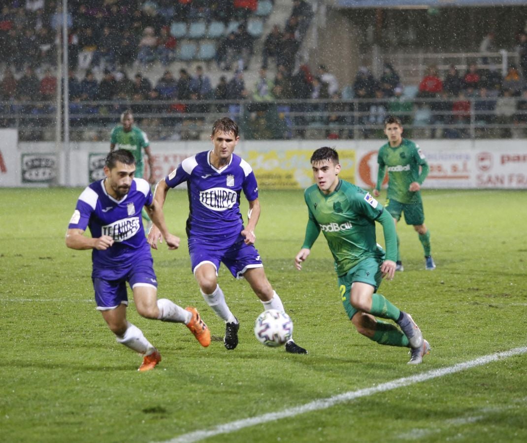 La Real Sociedad ganó al Becerril (0-8) y superó la eliminatoria de Copa en La Balastera 