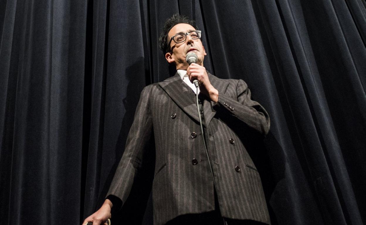 Okene Abrego, al frente de Inoren Ero Ni, en un concierto de hace dos años.