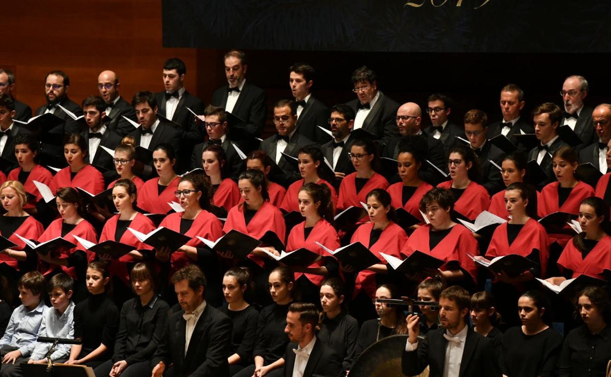 El Coro Easo, la Orquesta Sinfónica de Euskadi y Aspanogi protagonistas del Concierto de Navidad de El Diario Vasco