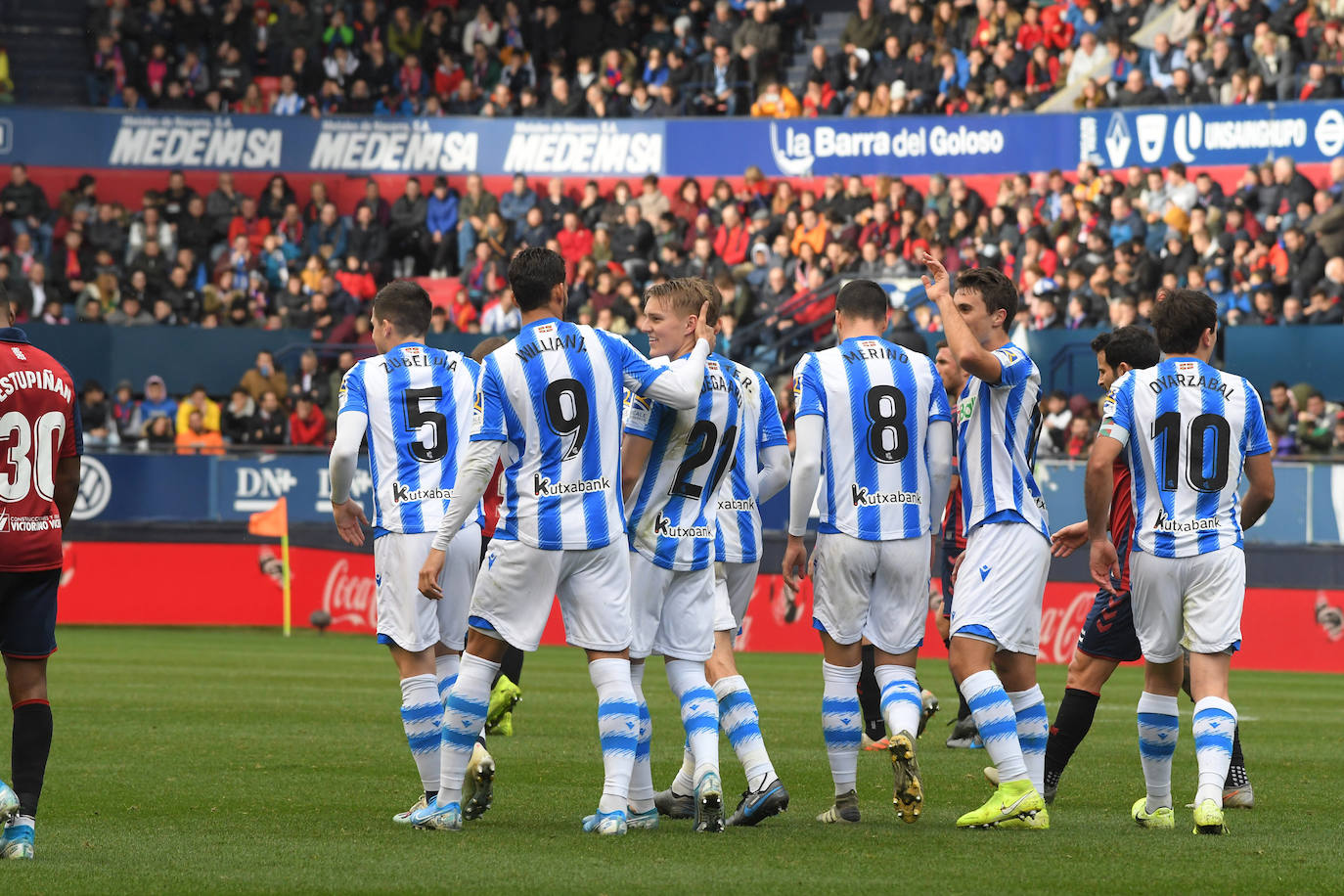 Fotos: Las mejores imágenes del Osasuna - Real Sociedad en El Sadar