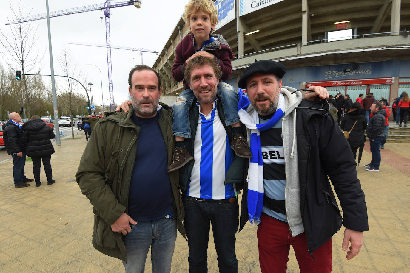 Un buen puñado de aficionados txuri-urdin se desplazaron a Pamplona para ver ganar a la Real Sociedad por 3-4 a Osasuna