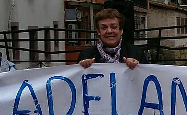 Arantza Corrales es una de las portavoces del movimiento de Zumarraga. 