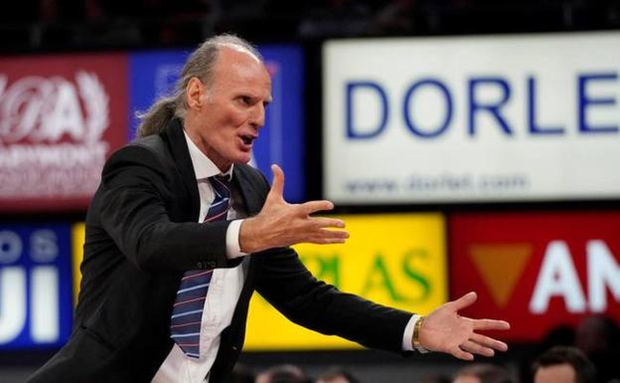 El entrenador del Kirolbet Baskonia, Dusko Ivanovic. 