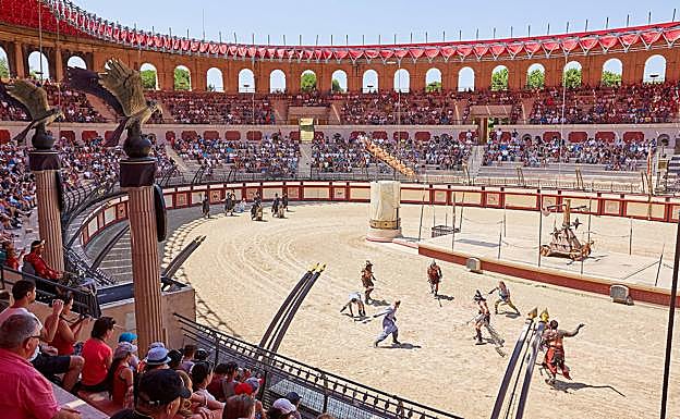 Uno de los espectáculos de Puy Du Fou.