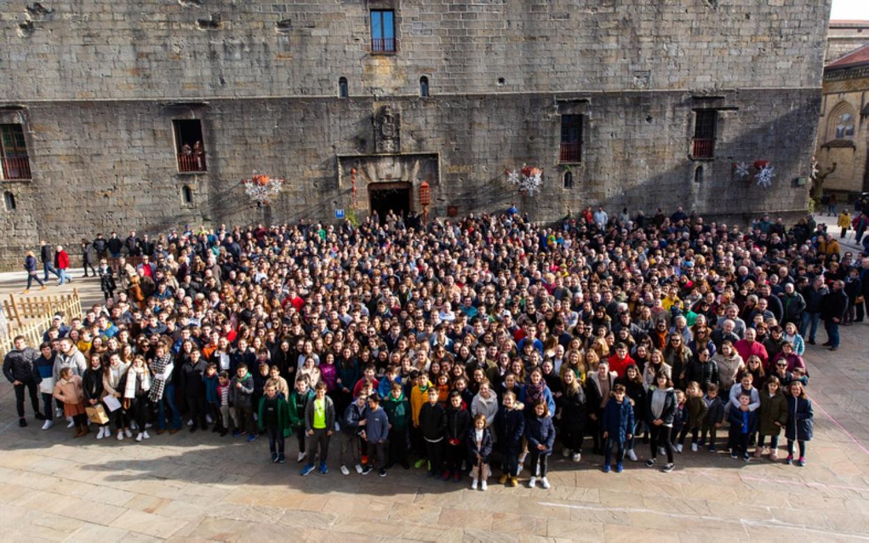 Reunión de simpatizantes del Alarde, el 29 de diciembre. 