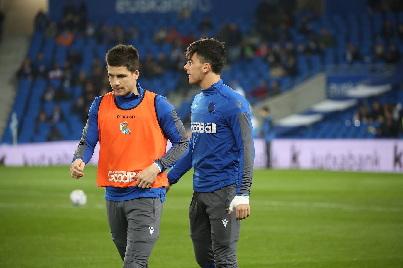 Buen ambiente en la eliminatoria copera que ha enfrentado a los realistas contra el Espanyol