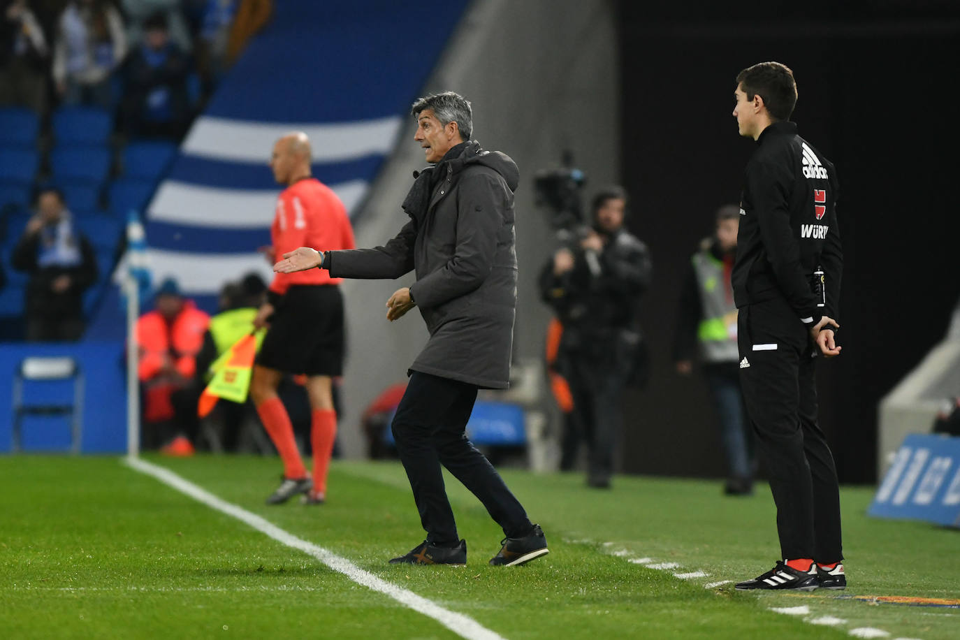 Buen ambiente en la eliminatoria copera que ha enfrentado a los realistas contra el Espanyol