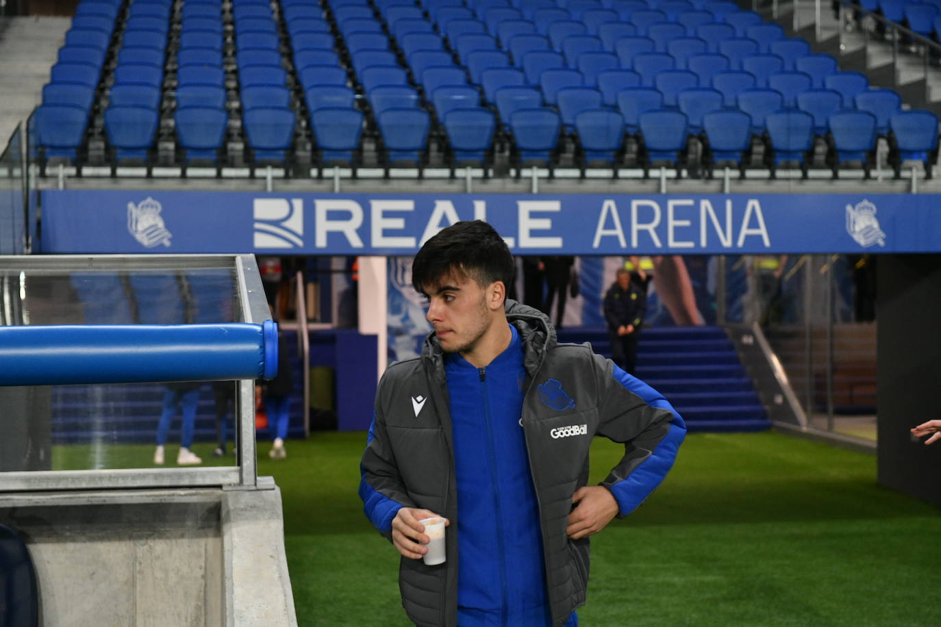 Buen ambiente en la eliminatoria copera que ha enfrentado a los realistas contra el Espanyol