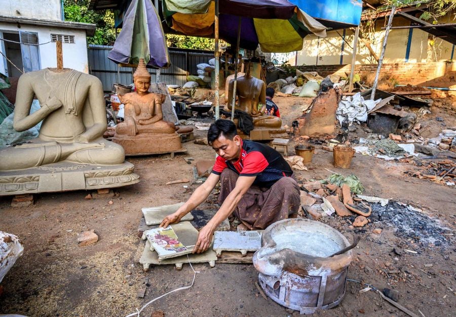 Fotos: La fábrica de budas