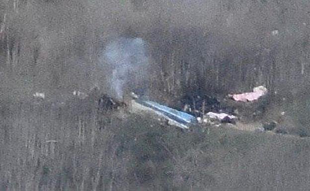 El helicóptero volaba «demasiado bajo»