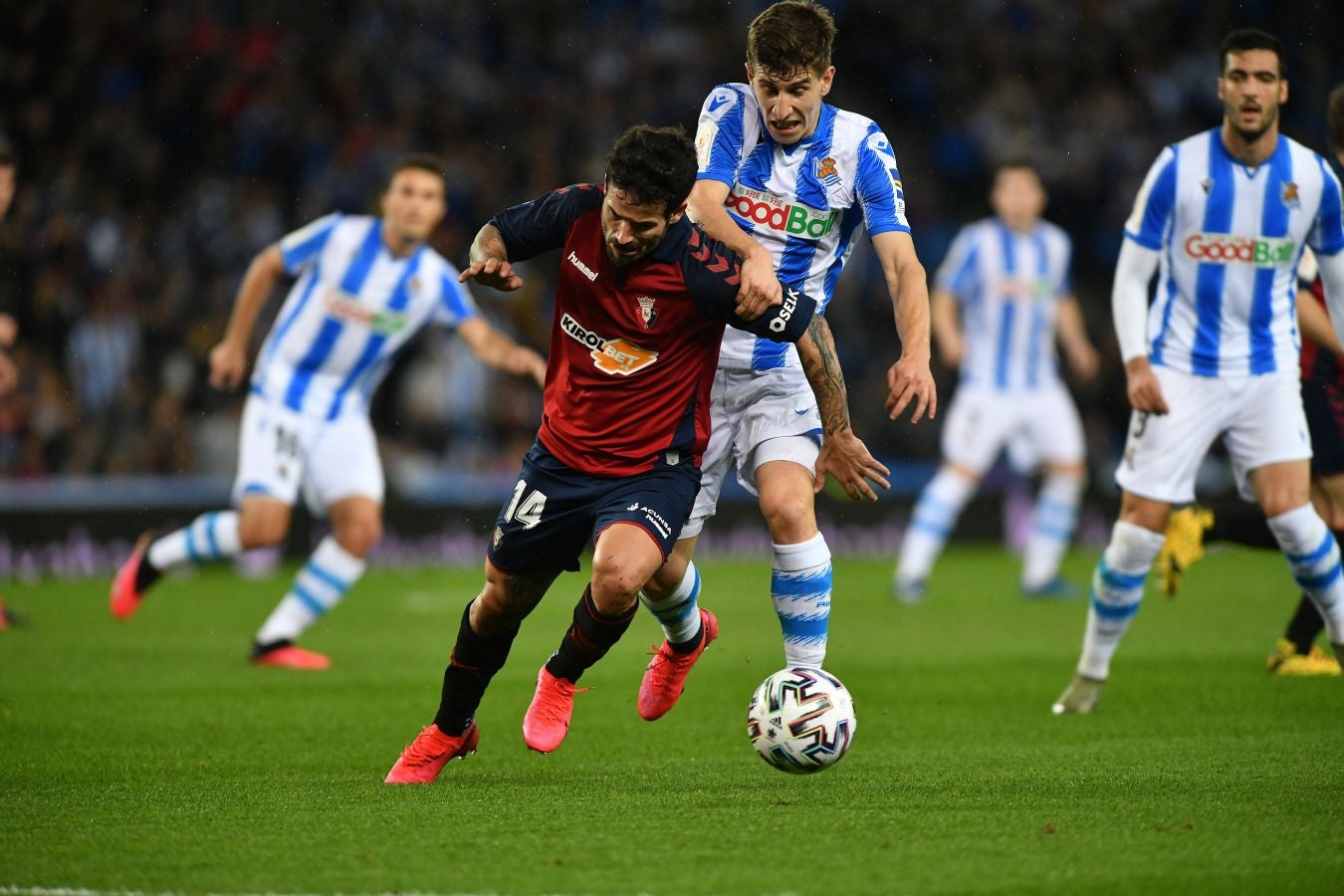 La Real Sociedad sigue soñando con la Copa tras eliminar a Osasuna. Los txuri-urdin estarán en el bombo de cuartos