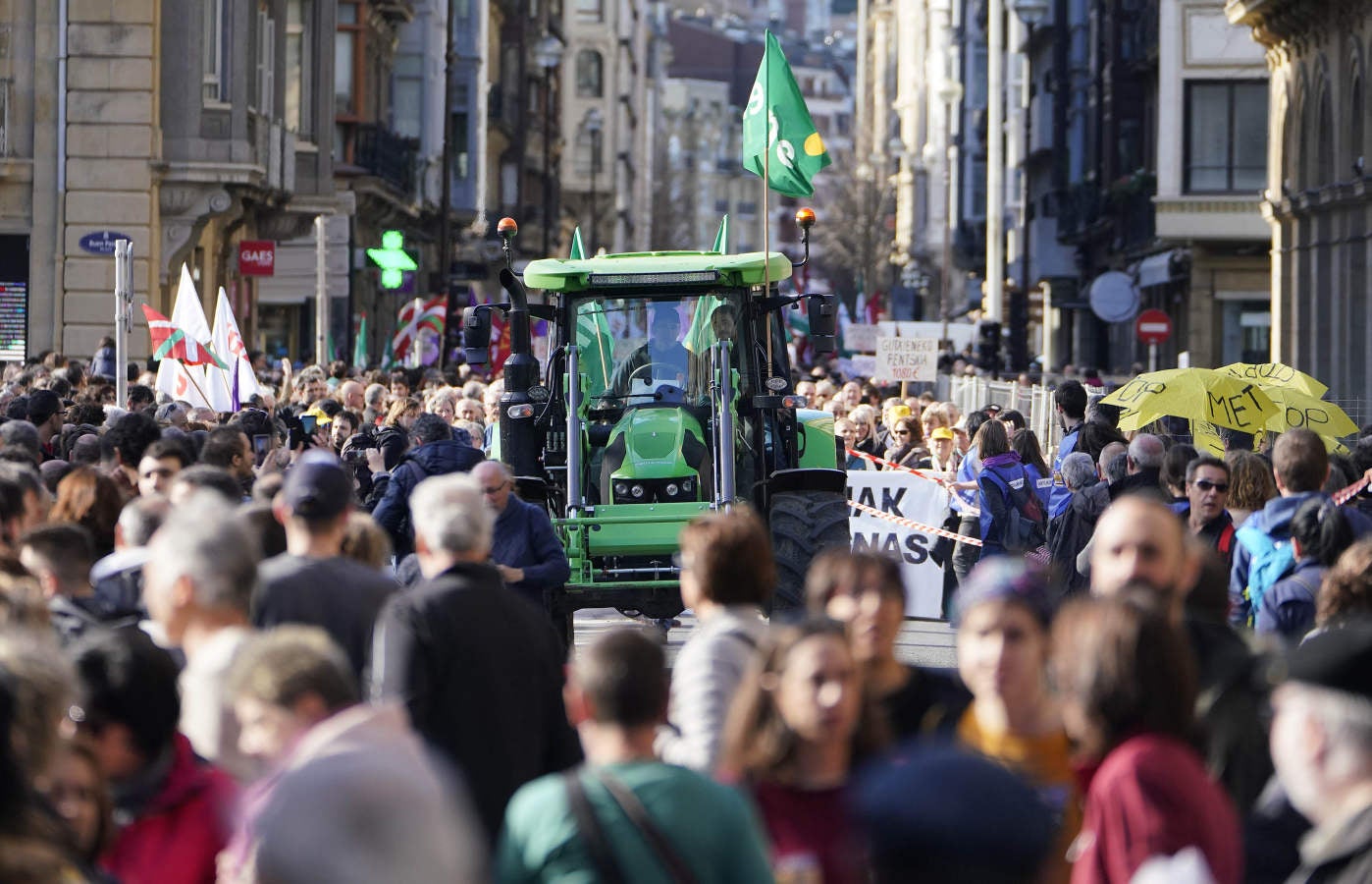 La incidencia de la huelga general del 30 de enero convocada por ELA y LAB ha tenido una incidencia dispar en Gipuzkoa.