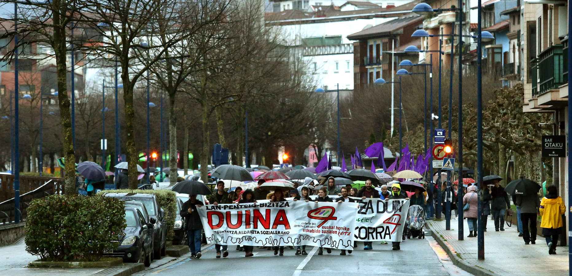 La incidencia de la huelga general del 30 de enero convocada por ELA y LAB ha tenido una incidencia dispar en Gipuzkoa.
