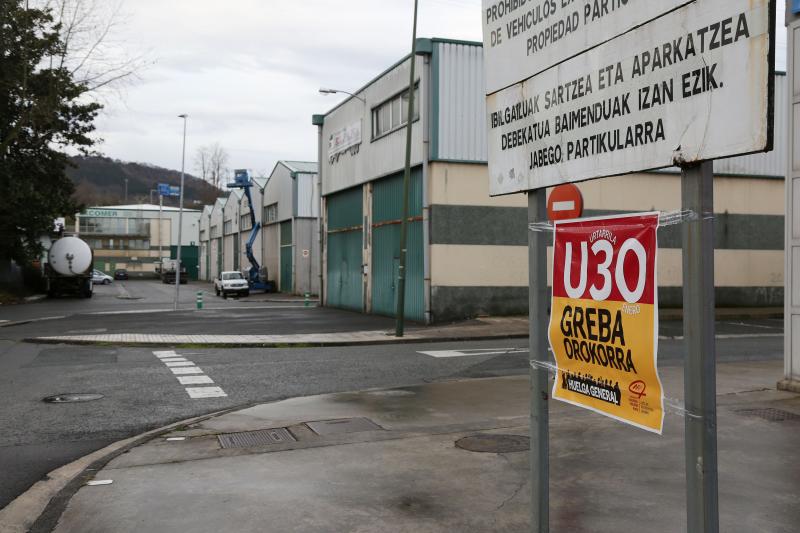 Imagen de la zona industrial de Ventas de Irun.