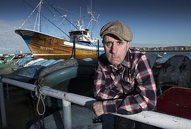 Carlos Malles, ayer en Hondarribia.