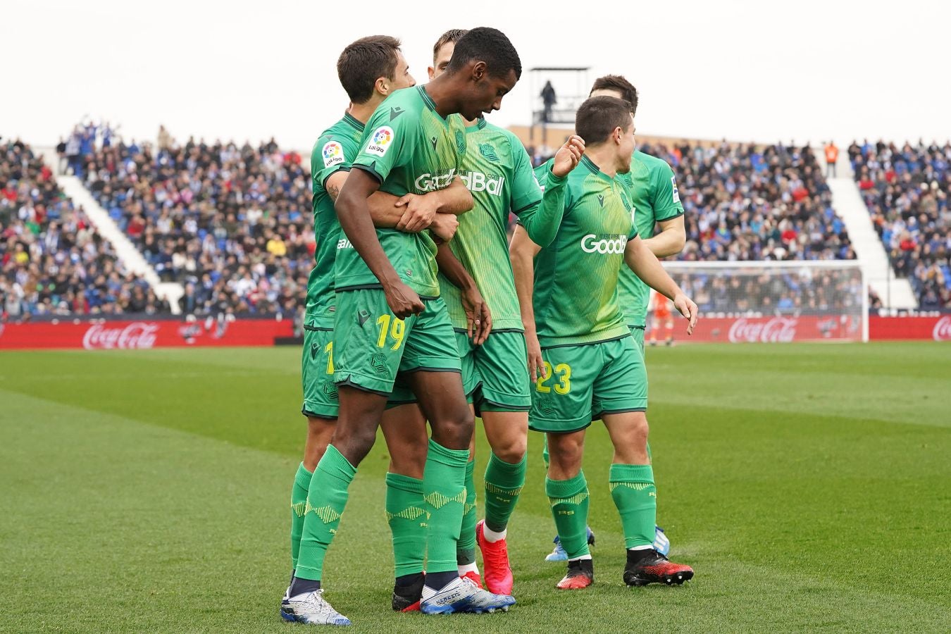 Isak ha adelantado a la Real en el minuto 20, pero Omeruo en el 48 ha empatado el partido para el Leganés.