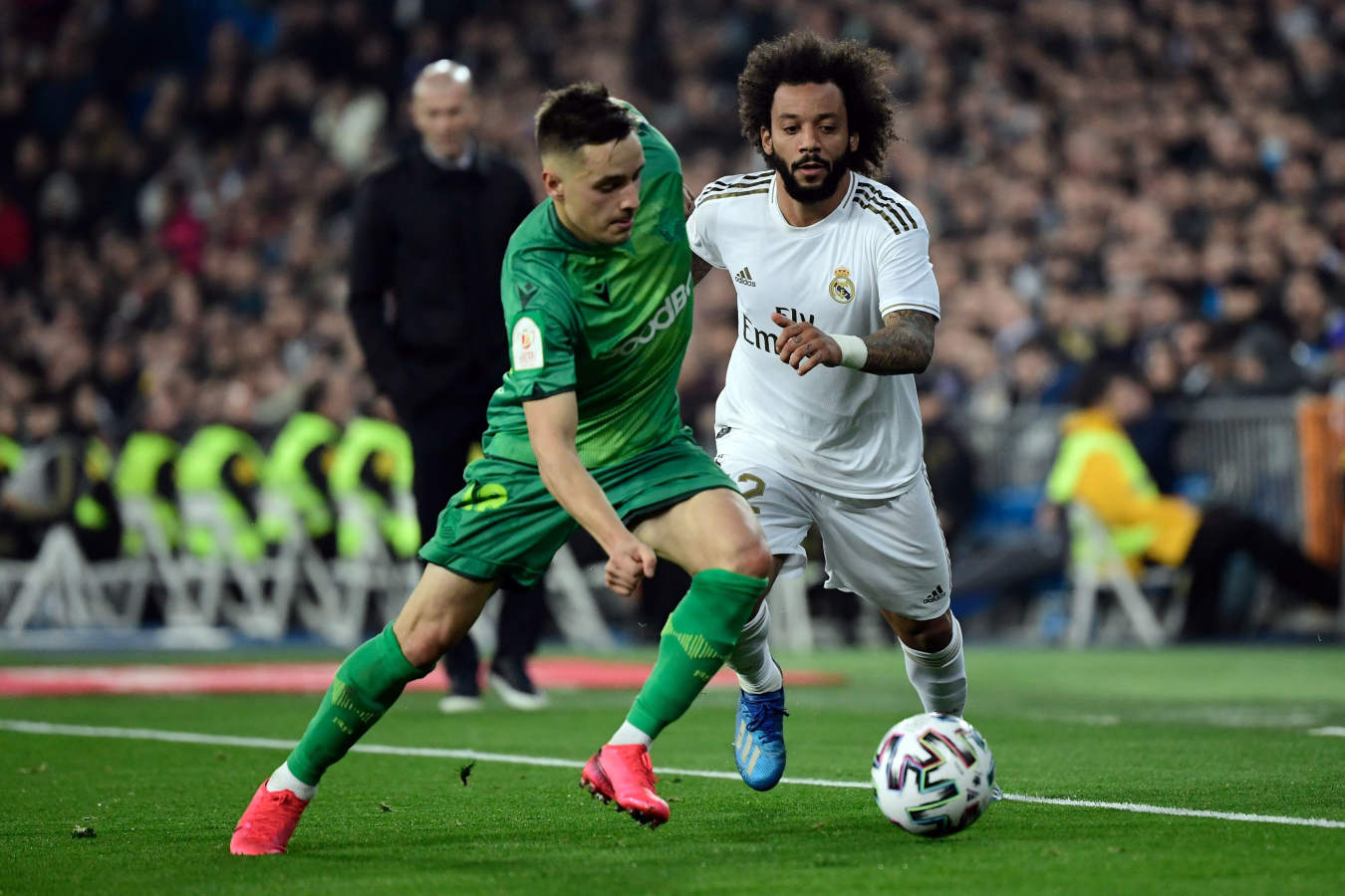 El Real Madrid y la Real Sociedad se enfrentan en los cuartos de final de la Copa del Rey en el Santiago Bernabéu