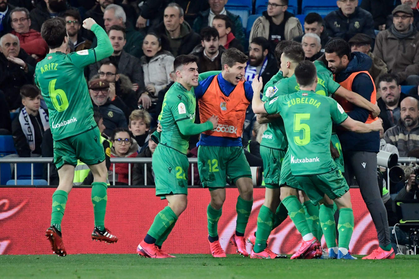 El Real Madrid y la Real Sociedad se enfrentan en los cuartos de final de la Copa del Rey en el Santiago Bernabéu