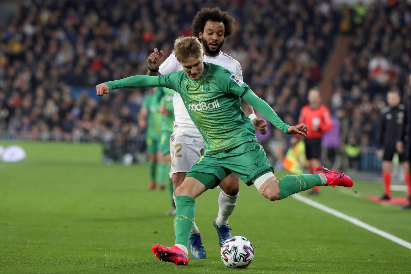 El Real Madrid y la Real Sociedad se enfrentan en los cuartos de final de la Copa del Rey en el Santiago Bernabéu