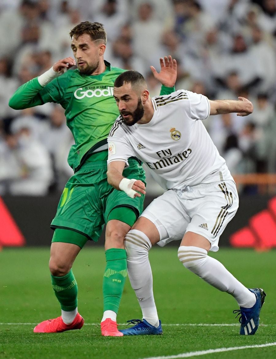 El Real Madrid y la Real Sociedad se enfrentan en los cuartos de final de la Copa del Rey en el Santiago Bernabéu