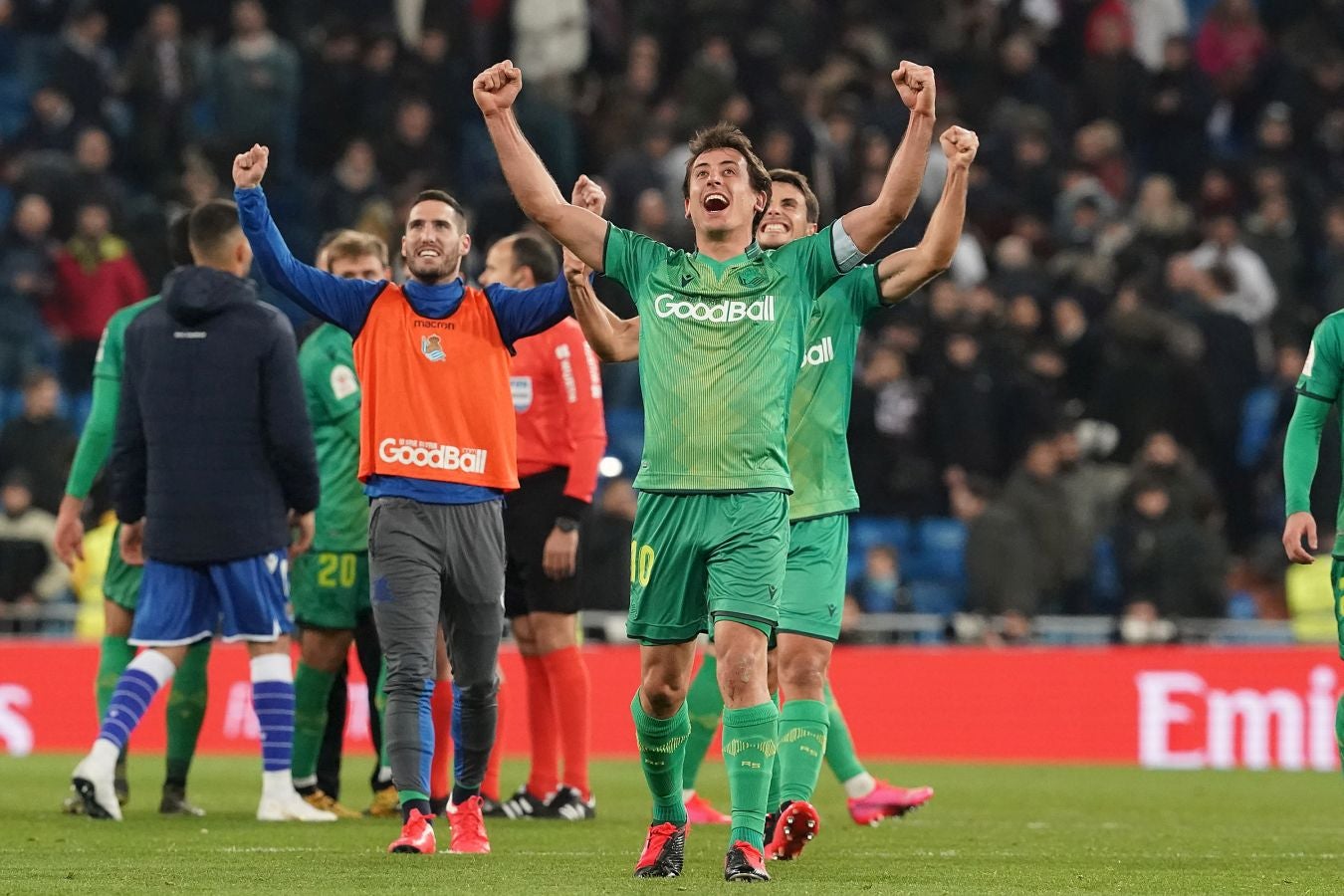 El Real Madrid y la Real Sociedad se enfrentan en los cuartos de final de la Copa del Rey en el Santiago Bernabéu