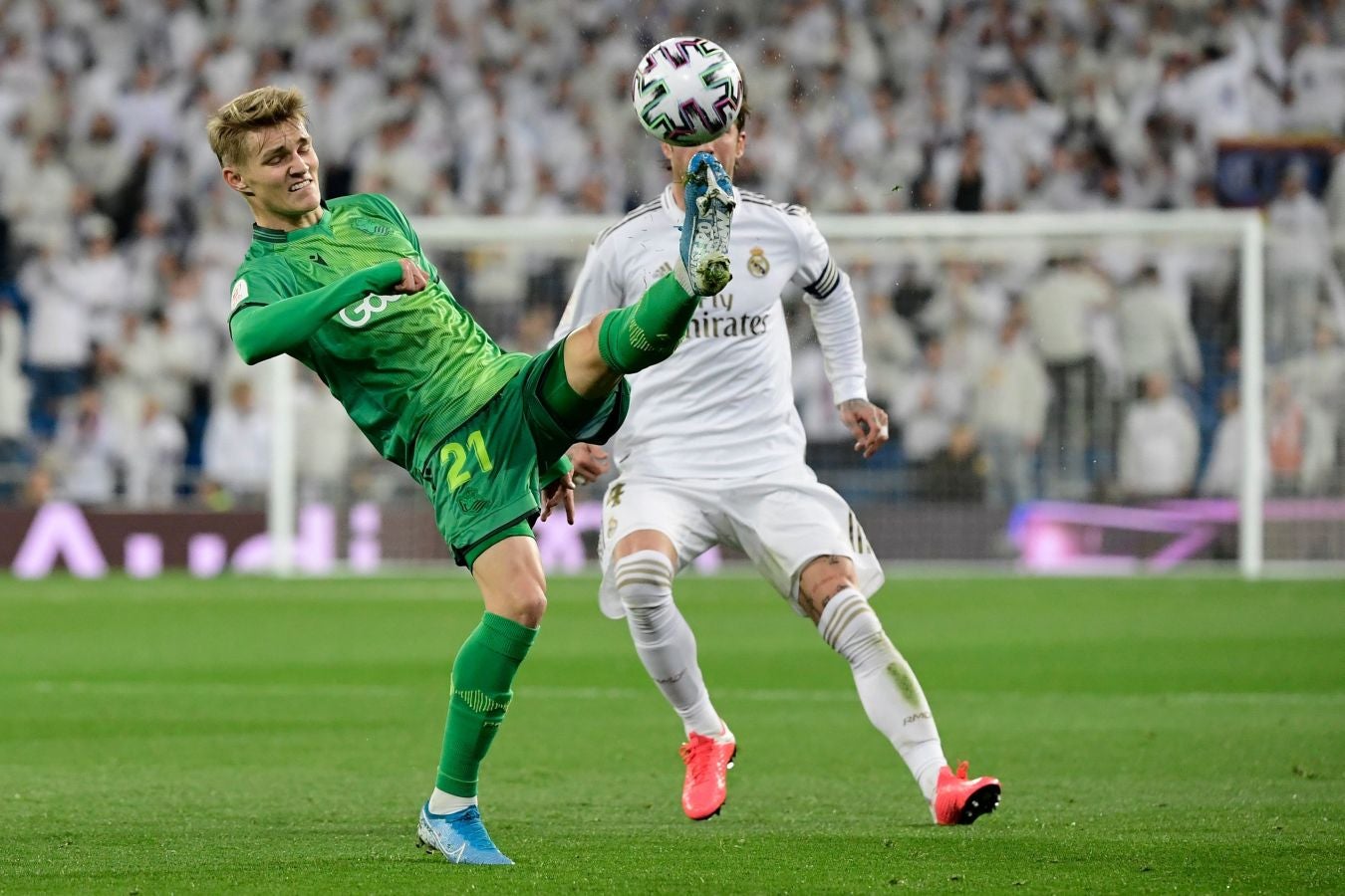 El Real Madrid y la Real Sociedad se enfrentan en los cuartos de final de la Copa del Rey en el Santiago Bernabéu