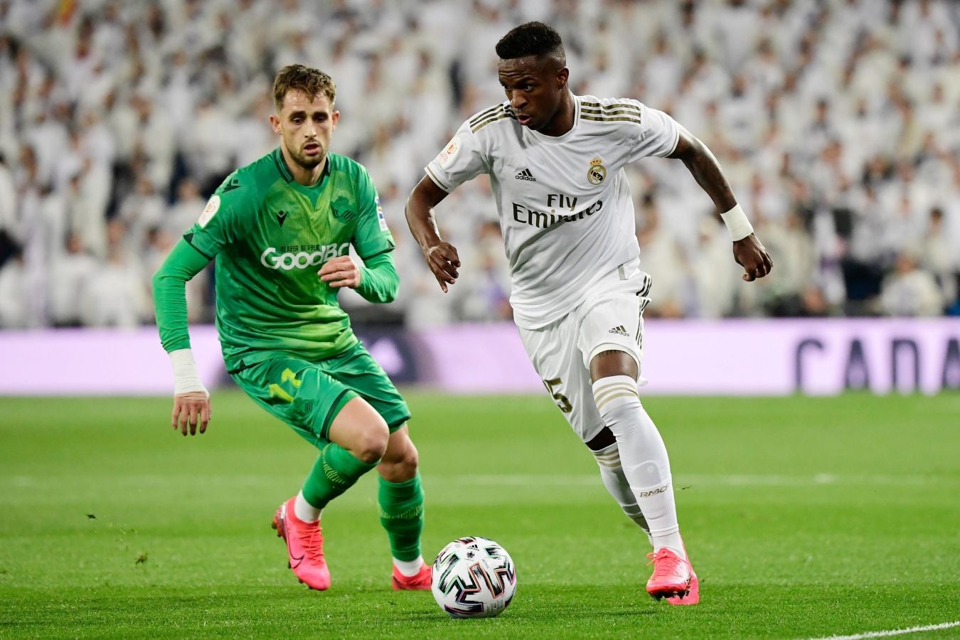 El Real Madrid y la Real Sociedad se enfrentan en los cuartos de final de la Copa del Rey en el Santiago Bernabéu