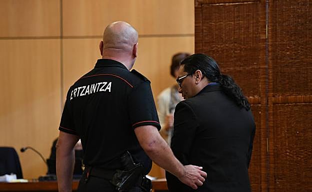 El tatuador condenado, durante el juicio celebrado el pasado año.