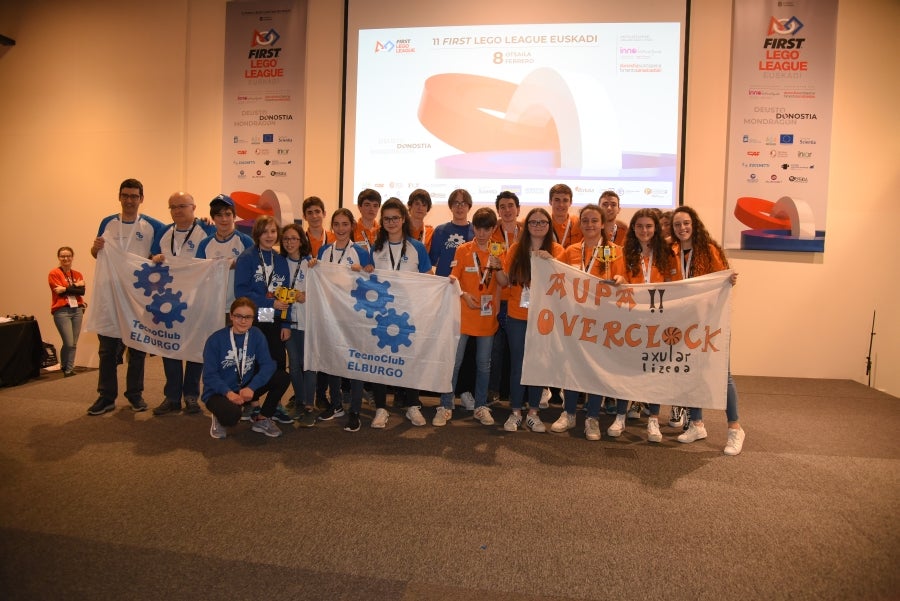 Axular Lizeoa de Donostia disputará la final estatal tras vencer en la First Lego League Euskadi. 