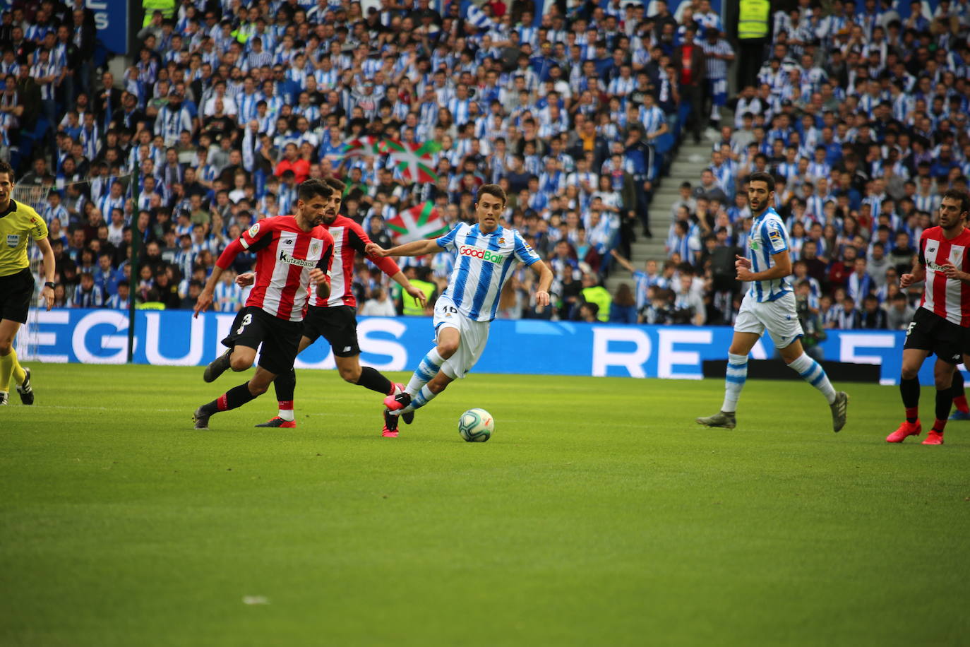 Las mejores imágenes del derbi en el Reale Arena.