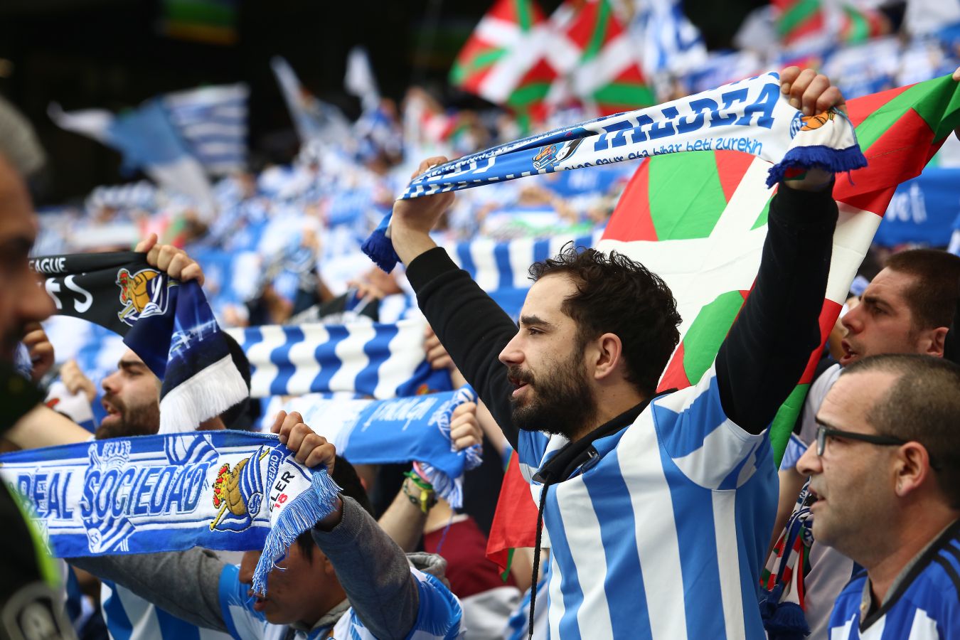 Las mejores imágenes del derbi en el Reale Arena.