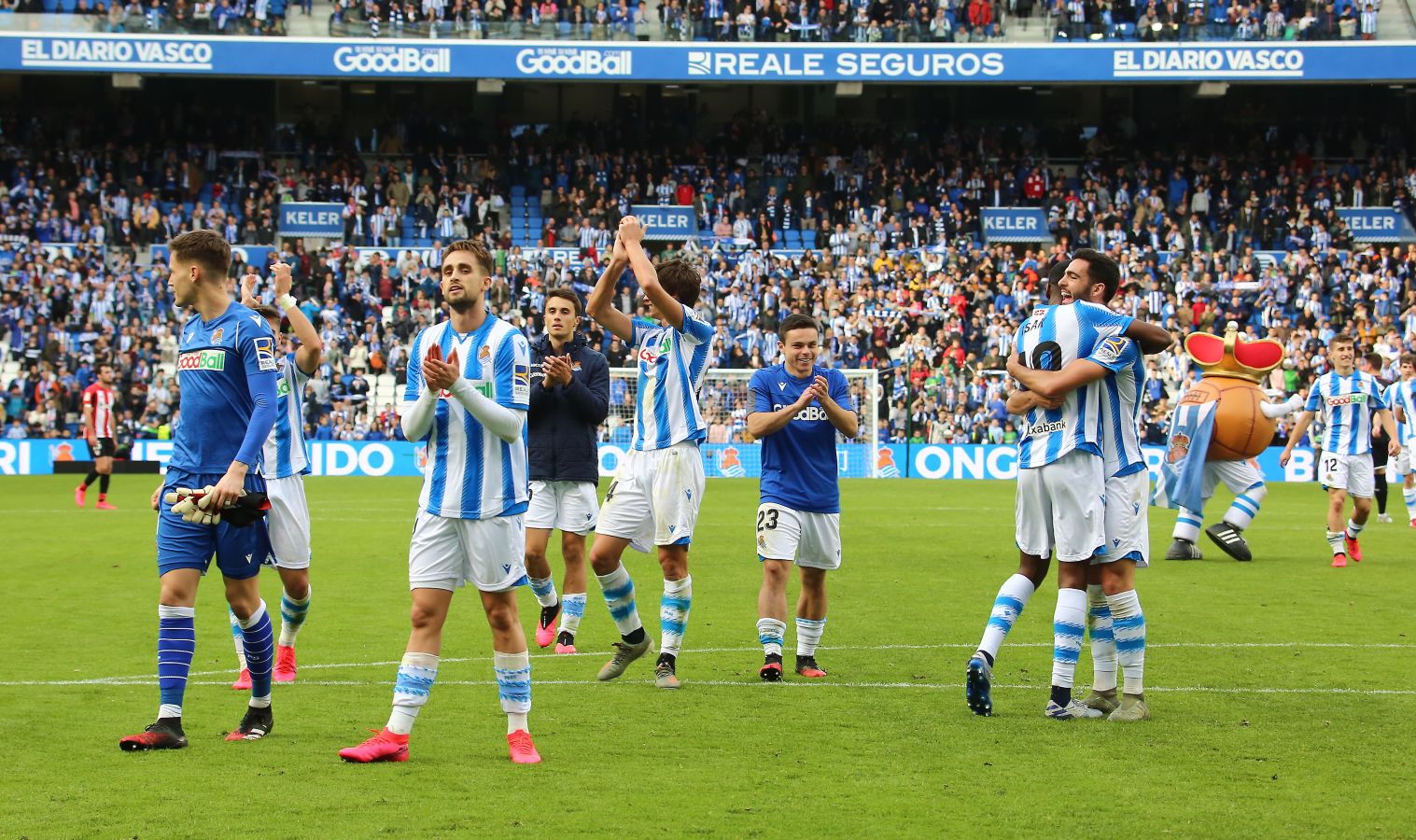 Las mejores imágenes del derbi en el Reale Arena.