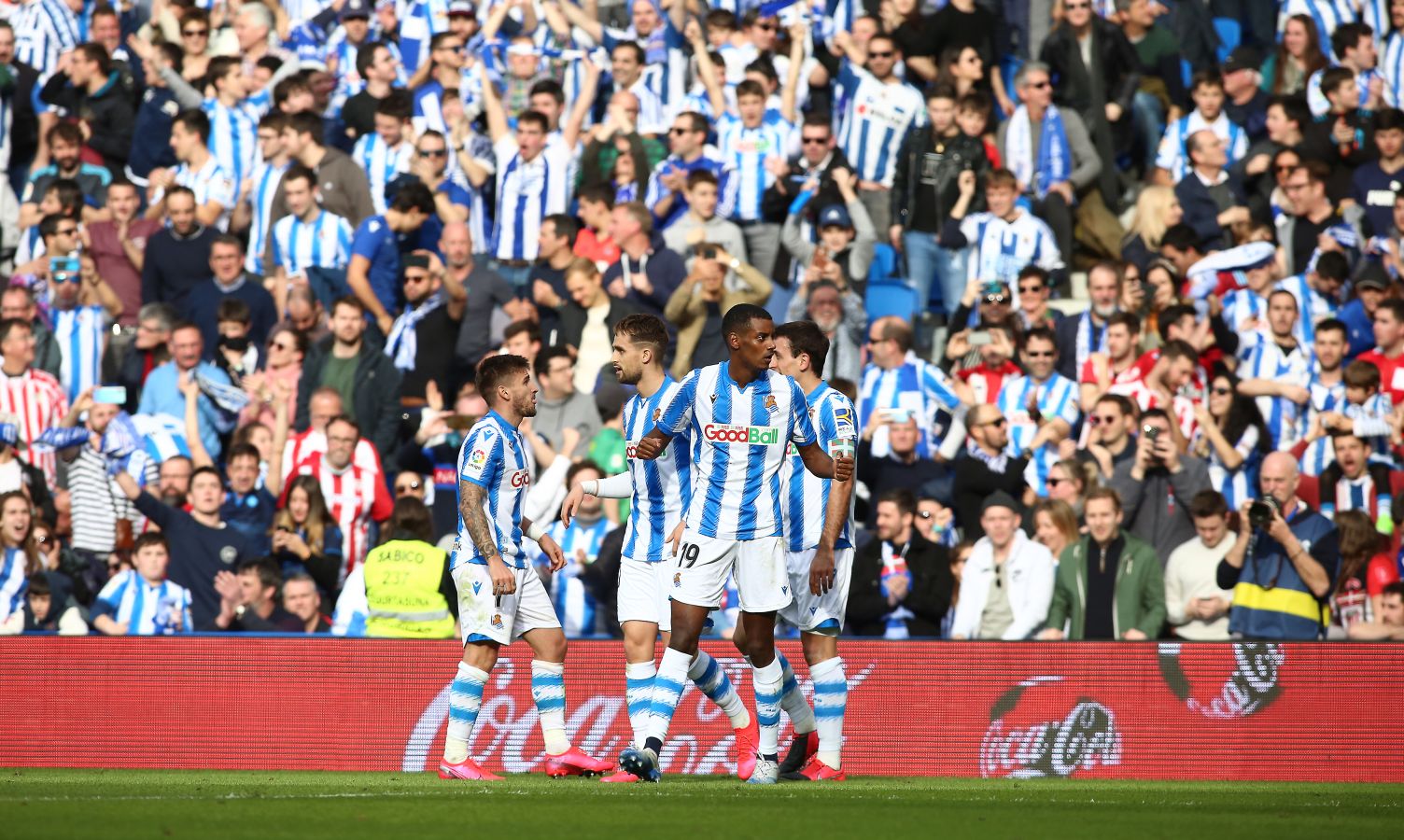 Las mejores imágenes del derbi en el Reale Arena.