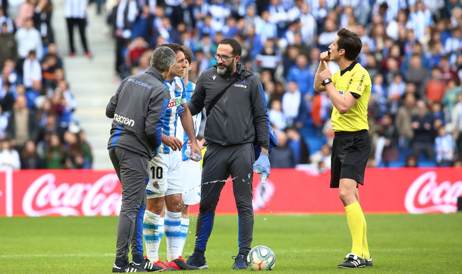 Las mejores imágenes del derbi en el Reale Arena.