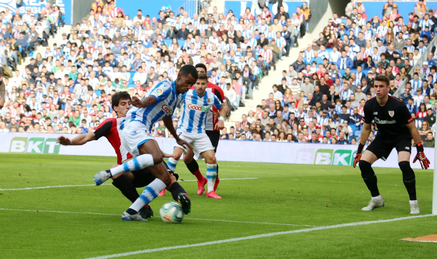 Las mejores imágenes del derbi en el Reale Arena.